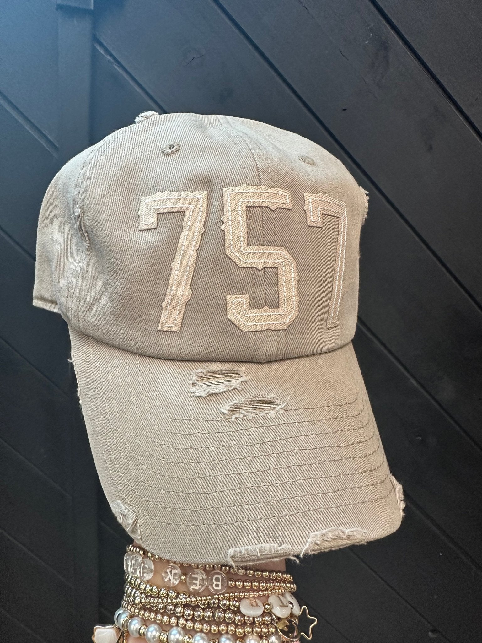 757 Area Code Ball Cap - Golden Hour BoutiqueHats