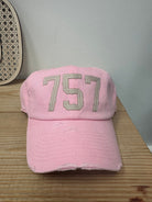 757 Area Code Ball Cap - Golden Hour BoutiqueHats