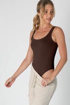 Amazing Ribbed Scoop Bodysuit - Golden Hour BoutiqueBodysuits