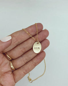 Angel Number Gold Filled Coin Necklace - Golden Hour Boutique