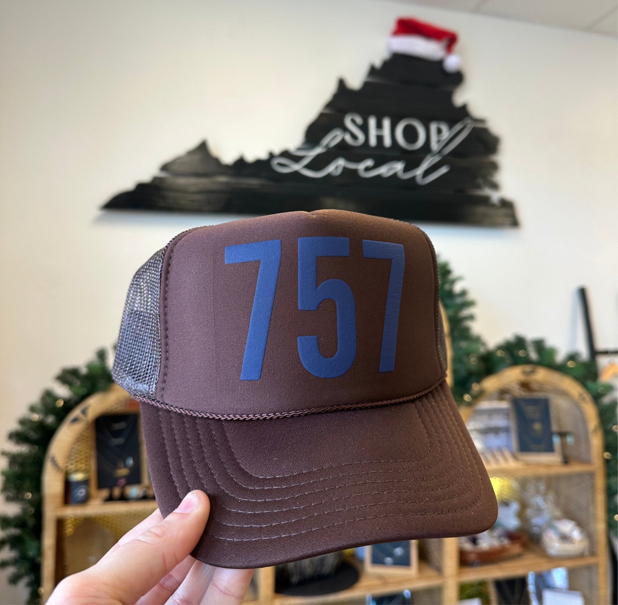 Area Code 757 Trucker Hat - Golden Hour BoutiqueTrucker Hat