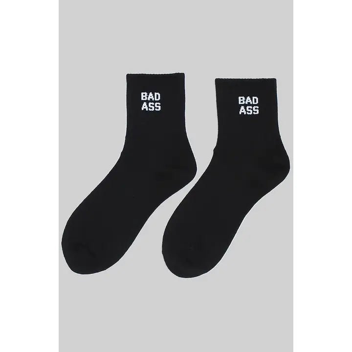 Bad Ass Crew Socks - Golden Hour BoutiqueSocks