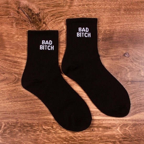 Bad B*tch Crew Socks - Golden Hour BoutiqueSocks