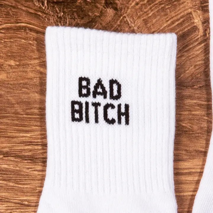 Bad B*tch Crew Socks - Golden Hour BoutiqueSocks