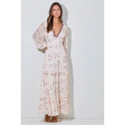 Beyond Time Floral Long Sleeve Maxi Dress - Golden Hour Boutiquemaxi dresses