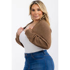 Bolero Bliss Shrug Sweater - Golden Hour BoutiqueCardigans