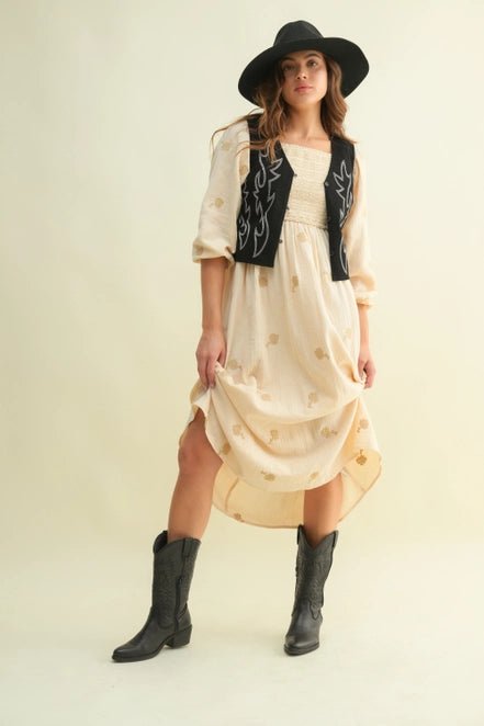 Boot Scootin' Embroidered Vest Top - Golden Hour BoutiqueVests