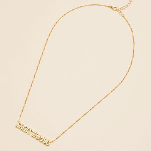 Bubble Zodiac Necklace - Golden Hour BoutiqueNecklaces