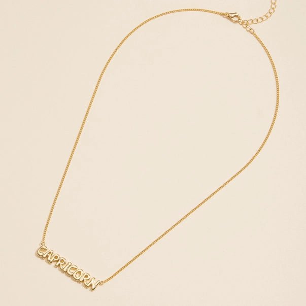 Bubble Zodiac Necklace - Golden Hour BoutiqueNecklaces