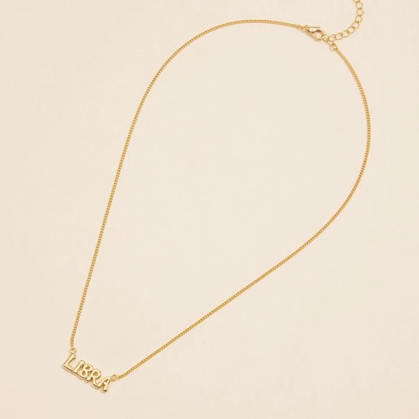 Bubble Zodiac Necklace - Golden Hour BoutiqueNecklaces