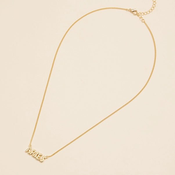 Bubble Zodiac Necklace - Golden Hour BoutiqueNecklaces