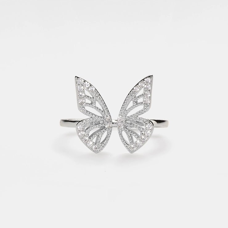 Butterfly Adjustable Statement Ring - Golden Hour BoutiqueRings