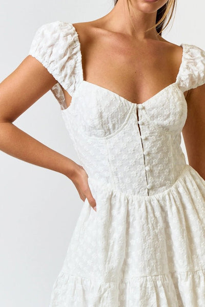 Cloud Nine Eyelet Dress - Golden Hour Boutique