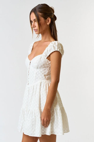 Cloud Nine Eyelet Dress - Golden Hour Boutique