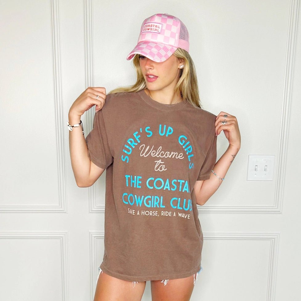 Coastal Cowgirl Club Tee - Golden Hour Boutique