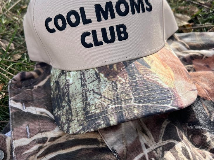 Cool Moms Club Camo Trucker Hat - Golden Hour BoutiqueTrucker Hat