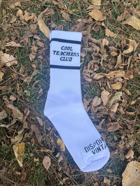 Cool Teachers Club Crew Socks - Golden Hour BoutiqueSocks