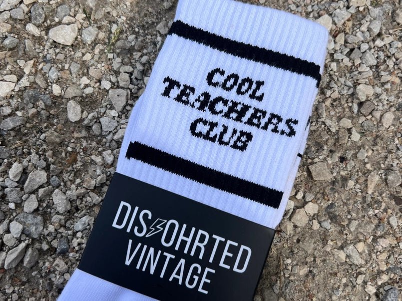 Cool Teachers Club Crew Socks - Golden Hour BoutiqueSocks