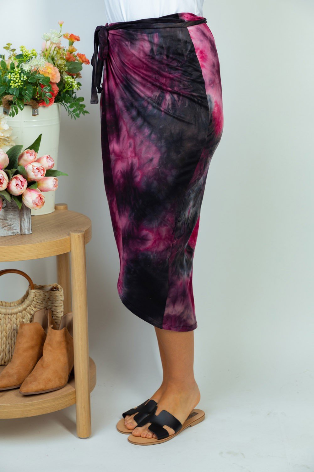 Cosmic Love Tie Dye Skirt - Golden Hour BoutiqueMidi Skirt