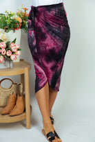 Cosmic Love Tie Dye Skirt - Golden Hour BoutiqueMidi Skirt