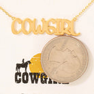 Cowgirl Necklace Gold Dipped - Golden Hour Boutique