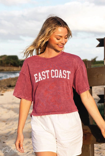 Cropped East Coast T-Shirt - Golden Hour BoutiqueGraphic Tees