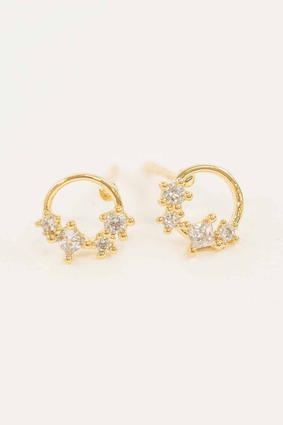 Crystal Post Earrings - Golden Hour Boutique