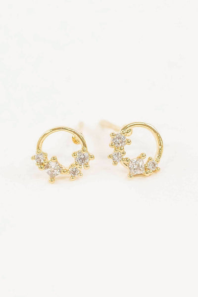 Crystal Post Earrings - Golden Hour Boutique