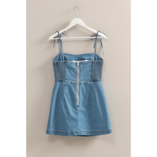 Dancing in Denim Romper - Golden Hour BoutiqueRompers