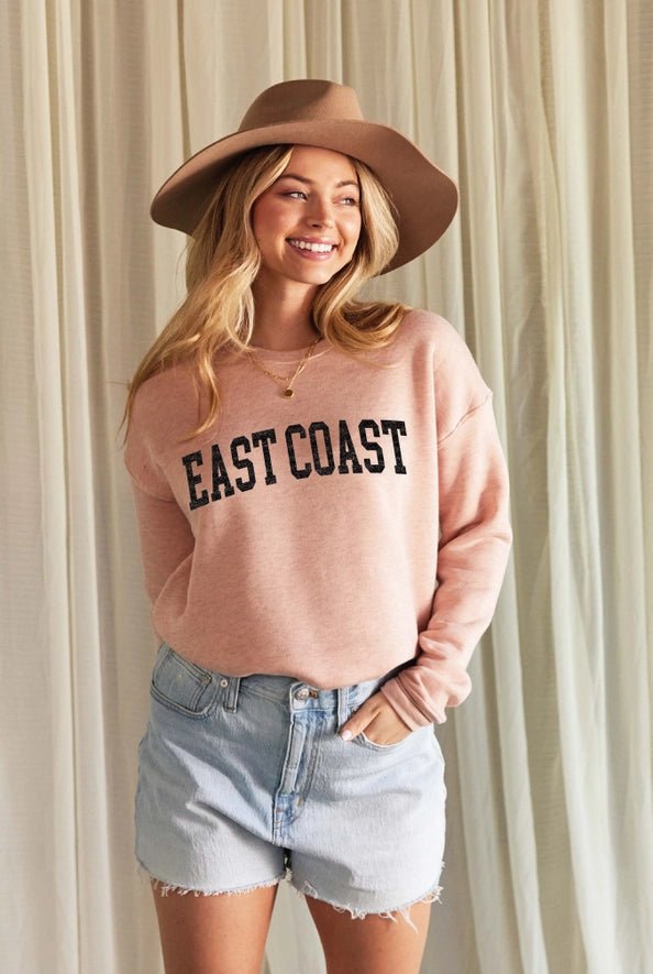 East Coast Crewneck Sweatshirt - Golden Hour BoutiquePullover