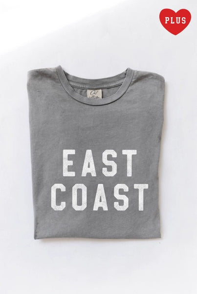 East Coast Mineral Wash Graphic T-Shirt - Golden Hour BoutiqueGraphic Tees