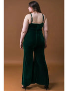 Elegant Touch Velvet Jumpsuit - Golden Hour Boutique