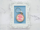 Embroidered Moms Keychains - Golden Hour BoutiqueGifts