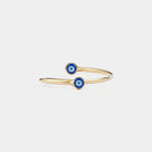 Evil Eye Adjustable Wrap Ring - Golden Hour BoutiqueRings