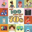 First 100 Words from the 70s Book - Golden Hour Boutique