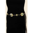 Floral Western Concho Chain Belt - Golden Hour BoutiqueBelts