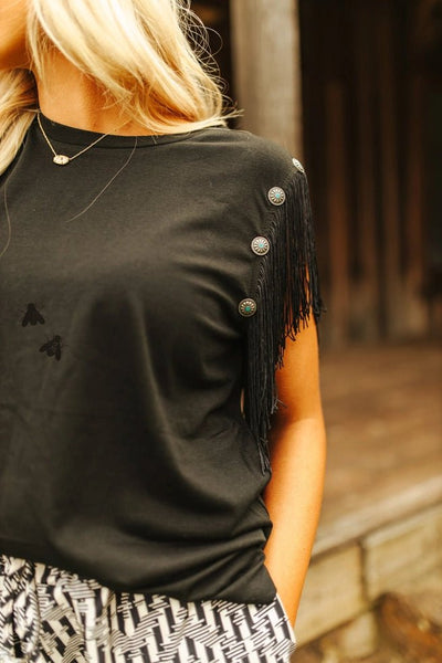 Get Fringey With It Top - Golden Hour Boutique