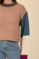 Girls Day Colorblock Sweater - Golden Hour BoutiqueSweater