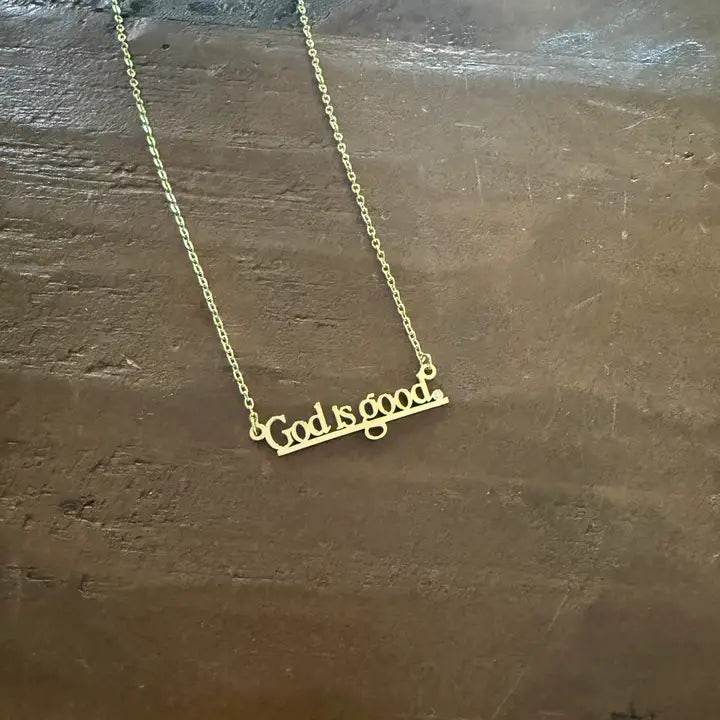 God is Good Necklace - Golden Hour BoutiqueNecklaces