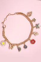 Gold Floral Charm Bracelet - Golden Hour BoutiqueBracelets