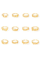 Gold Zodiac Sign Ring - Golden Hour Boutique