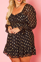 Good As Gold Polka Dot Dress - Golden Hour Boutique