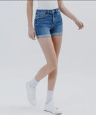 High Tide Cuffed Denim Shorts - Golden Hour BoutiqueDenim Shorts