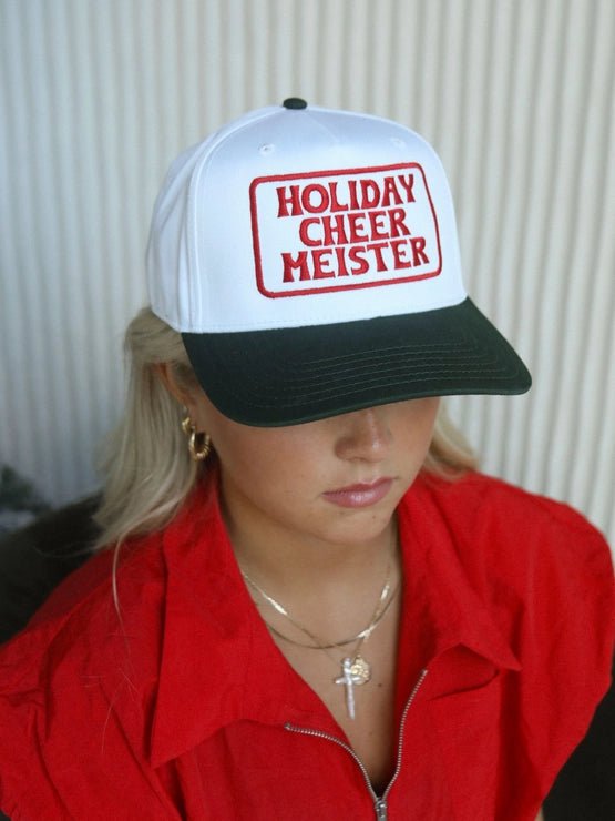 Holiday Cheer Meister Canvas Trucker Hat - Golden Hour BoutiqueTrucker Hat