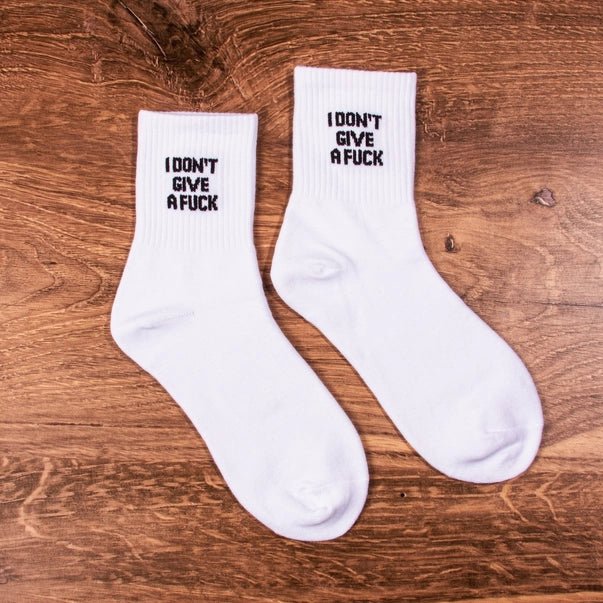 IDGAF Crew Socks - Golden Hour BoutiqueSocks