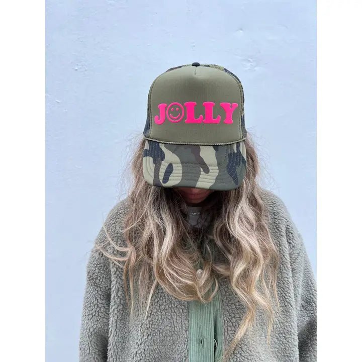 Jolly Camo Trucker Hat - Golden Hour BoutiqueTrucker Hat