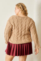 Just Perfect Cable Knit Sweater - Golden Hour BoutiqueSweater