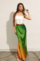 Main Attraction Satin Tie Top - Golden Hour Boutique