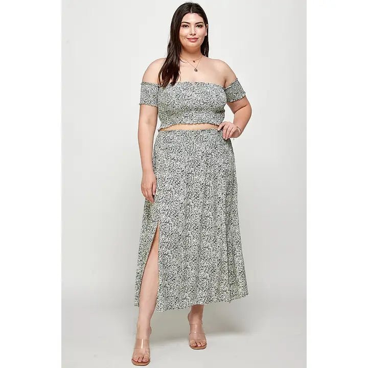 Meadow Moments Smocked Maxi Skirt - Golden Hour BoutiqueMidi Skirt