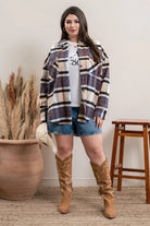 Out And About Flannel Shacket - Golden Hour BoutiqueFlannel